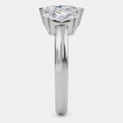 Pre Owned Lab Grown Marquise 5 Diamond Bridal Ring (1 5/8 Ct 14K) EU 48