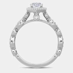 ممل وكة مسبقًا 14Kw Engagement Mq Lgd Vintage Bridal Ring (1.5Ctw) EU 48