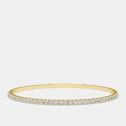14K Flex 6.5" Lab Grown Diamond Bangle (2.00 Ctw)