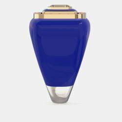 مملوكة مسبقًا خاتم توقيع الماس مصنعي من الفضة الاسترلينية والسيراميك الأزرق مقاس الولايات المتحدة 7