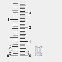 Pre Owned 14K Solitaire Lab Grown Diamonds Earrings (1/2 Ctw)