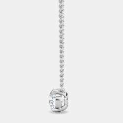 14K Solitaire Four Prong Pendant (0.80 Ctw)