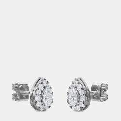 14K Halo Earrings (1.5 Ctw)