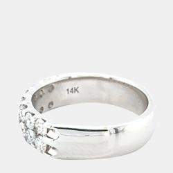 14K Lab Grown Diamonds Double Row Band (2ctw) US 7