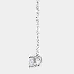 14K Solitaire Marquise Sideways Lab Grown Diamonds Pendant (3/4 ctw)