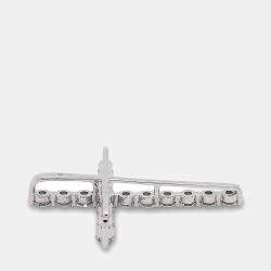 Pre Owned 14K Cross Pendant (2ctw)