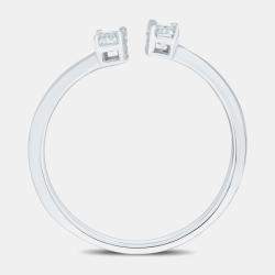 مملوكة مسبقًا 14K Two Stone Solitaire Ring Set (1/3 ctw) US 7