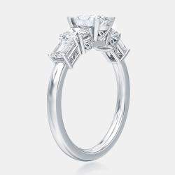 Pre Owned 5 Stone Oval Solitaire Ring (1 1/4 ctw) US 7