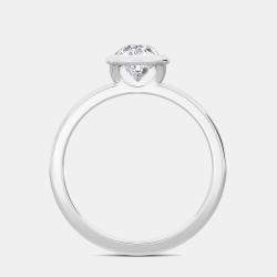 مملوكة مسبقًا 14K Bazel Solitaire Ring (1.5 ctw) US 7