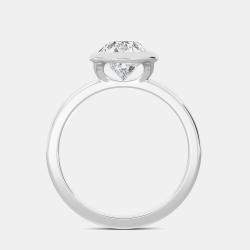 14K Bazel Solitaire Ring (2 ctw) US 7