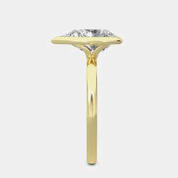 14K Bazel Solitaire Ring (2 ctw) US 7