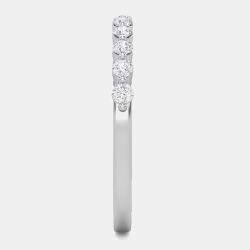 مملوكة مسبقًا 14K White Gold Round 11Stones Band (1/3 ctw) US 7