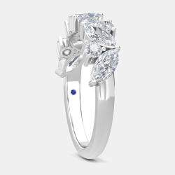 14K White Gold Fancy Lab Grown Band (1 3/4 ctw) US 7