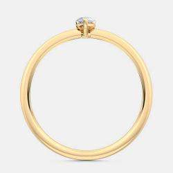 مملوكة مسبقًا 14K Pear Sideways Petite Ring (1/4 ctw) US 7