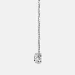 Pre Owned 8.00 Ct Pear 14K White Gold Lab Grown Diamonds Solitaire 3 Prong Pendant
