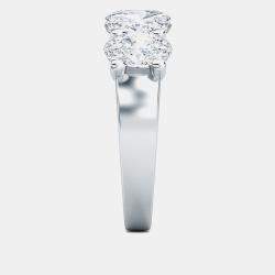 مملوكة مسبقًا 5 Lab Grown Diamonds Oval Cut Straight Band (1 Ctw) US 7