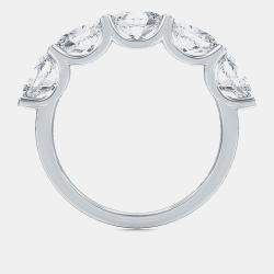 مملوكة مسبقًا 5 Lab Grown Diamonds Oval Cut Straight Band (1 Ctw) US 7