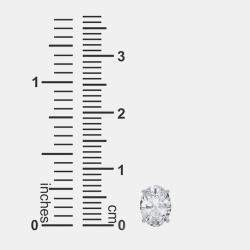 مملوكة مسبقًا 14K Oval Cut Solitaire Lab Grown Diamonds Earrings (1/2 Ctw)
