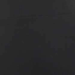 Pre Owned فستان مادوه كريب أسود بتفاصيل مقطعة ماكسي مقاس صغير