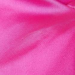 M.A.E Pink Satin and Chiffon Gathered Generation Dress with Cape S