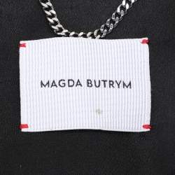 Magda Butrym Black Silk and Wool Blazer S