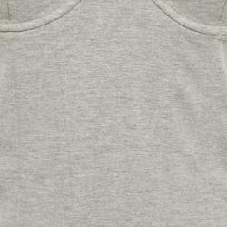 Pre Owned Magda Butrym Grey Cotton Blend Strapless Bustier Top S 