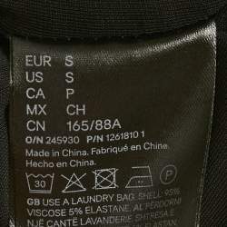 Pre Owned Magda Butrym Black Cut-Out Jersey Ruche Mini Dress S