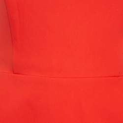 مملوكة مسبقًا Magda Butrym Red Jersey Knit Corset Mini Dress S 