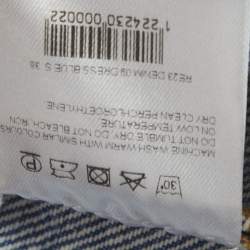 مملوكة مسبقًا Magda Butrym Blue Denim Corset Tank Top & Strapless Mini Dress Set S