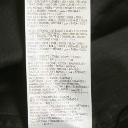 Pre Owned Maison Martin Margiela Brown Printed Linen & Mohair Exaggerated Bow Skirt L