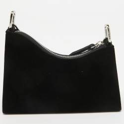 Maison Margiela Black Velvet Micro Embellished Snatched Hobo