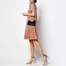 Maison Margiela Black Velvet Micro Embellished Snatched Hobo