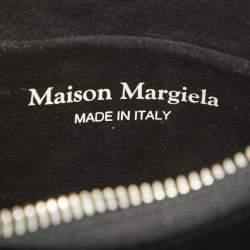 Maison Margiela Black Velvet Micro Embellished Snatched Hobo