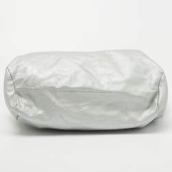 Pre Owned Maison Martin Margiela Silver Leather Shoulder Bag