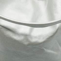Pre Owned Maison Martin Margiela Silver Leather Shoulder Bag