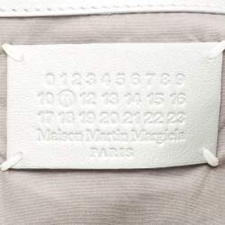 Pre Owned Maison Martin Margiela Silver Leather Shoulder Bag