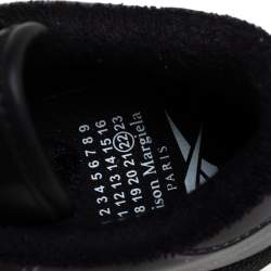 Pre Owned Maison Margiela x Reebok Dark Grey Leather Project 0 Low Top Sneaker Size 36