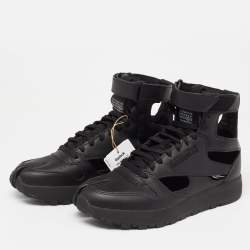 Maison Martin Margiela X Reebok Black Leather Tabi High Top Sneakers Size 39  Maison Martin Margiela | TLC