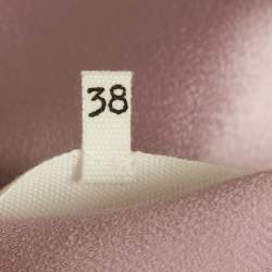 Pre Owned Maison Martin Margiela Purple Satin Sleeveless Bodysuit Top M