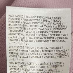 Pre Owned Maison Martin Margiela Purple Satin Sleeveless Bodysuit Top M