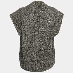Maison Martin Margiela Grey  Rib Knit V-Neck Sweater Vest M