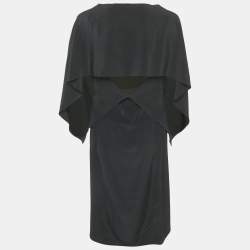 Maison Martin Margiela Black Silk Short Dress L