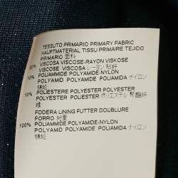 Pre Owned Maison Martin Margiela Blue Lurex Knit Wide Leg Sleeveless Jumpsuit L