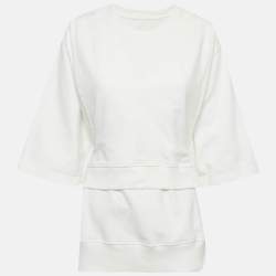 Pre Owned Maison Martin Margiela White Jersey MM6 T-Shirt S