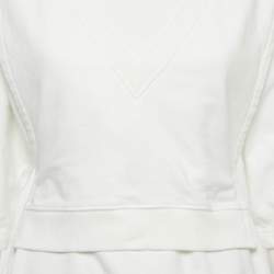 Pre Owned تي شيرت ميزون مارتن مارجيلًا أبيض جيرسي إم إم 6 صغير