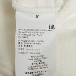 Pre Owned تي شيرت ميزون مارتن مارجيلًا أبيض جيرسي إم إم 6 صغير