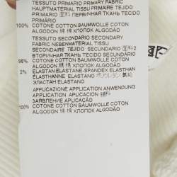 Pre Owned تي شيرت ميزون مارتن مارجيلًا أب يض جيرسي إم إم 6 صغير