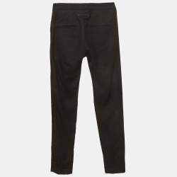 Pre Owned Maison Martin Margiela Black Gabardine Slim Fit Trousers M
