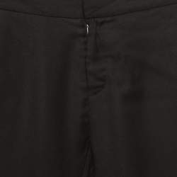 Pre Owned Maison Martin Margiela Black Gabardine Slim Fit Trousers M
