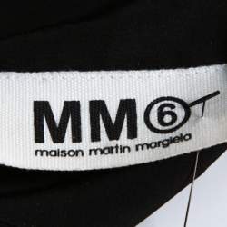 Pre Owned MM6 Maison Martin Margiela Black Mock Neck Sleeveless Top S